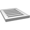 Ekena Millwork Vertical Surface Mount PVC Gable Vent: Functional, w/ 2"W x 1-1/2"P Brickmould Frame, 14"W x 18"H GVPVE14X1802SF - alternate 5